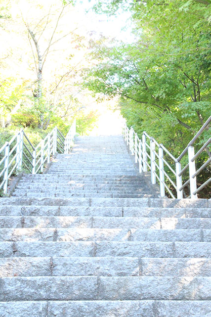 いい天気なのに上が霞んで見える･･･